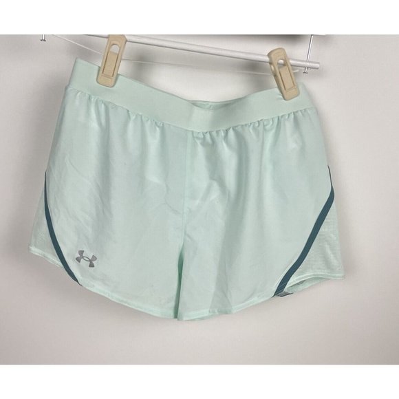 Under Armour Women's UA Fly-By 2.0 Shorts Blue SM s P CH Running Jogging Small - Picture 1 of 11